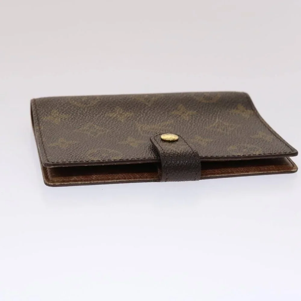 LOUIS VUITTON Monogram Agenda PM Day Planner Cover LV Auth